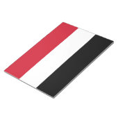 イエメン国旗 ノートパッド (アングル)