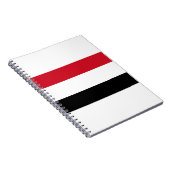 イエメン国旗 ノートブック (右側)