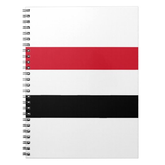イエメン国旗 ノートブック (正面)