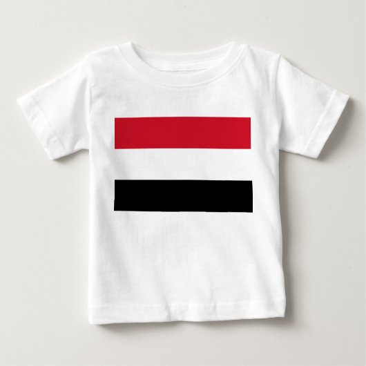 イエメン国旗 ベビーTシャツ (正面)