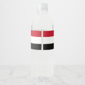 イエメン国旗 ペットボトルラベル (裏面)