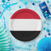 イエメン国旗 ペーパープレート (パーティー)