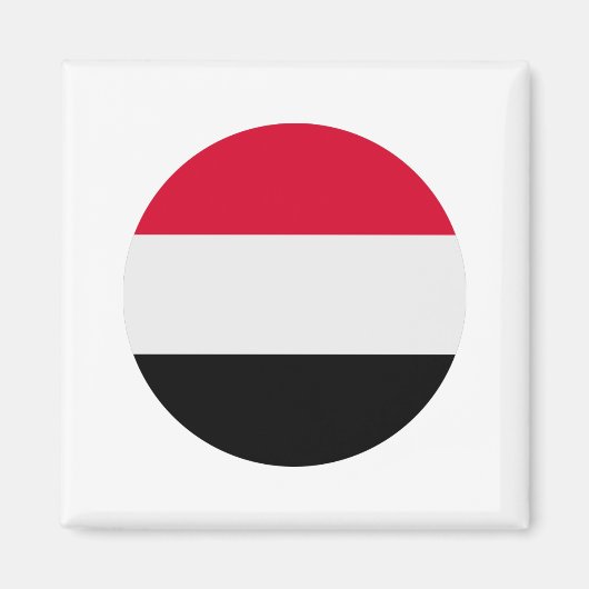 イエメン国旗 マグネット (正面)