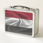 イエメン国旗 メタルランチボックス (裏面)