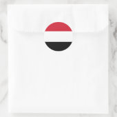 イエメン国旗 ラウンドシール (バッグ)
