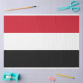 イエメン国旗 薄葉紙 (クラフト)