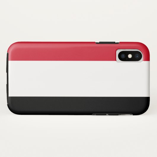 イエメン国旗 Case-Mate iPhoneケース (裏面(横))