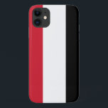 イエメン国旗 iPhone 11 ケース<br><div class="desc">イエメン国旗。イエメン国旗(アラビア‎語：علم اليمن)は、北イエメンと南イエメンが統一された1990年5月22日に採択された。この旗は基本的には1952年のアラブ解放旗であり、1952年のエジプト革命の後に導入された。この1952年のエジプトテーマでは、アラブ民族主義が優勢であった。公式の記述によると、赤は殉教者と団結の流血を表し、白は明るい未来を表し、黒は暗い過去を表す。</div>
