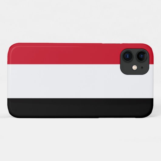 イエメン国旗 Case-Mate iPhoneケース (裏面(横))