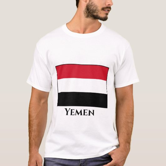 イエメン国旗 Tシャツ (正面)
