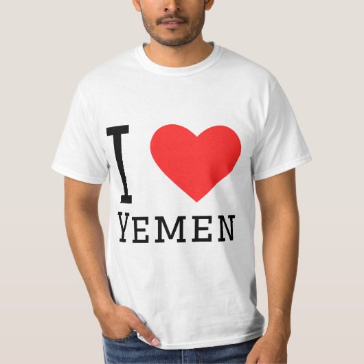 イエメン大好き Tシャツ (正面)