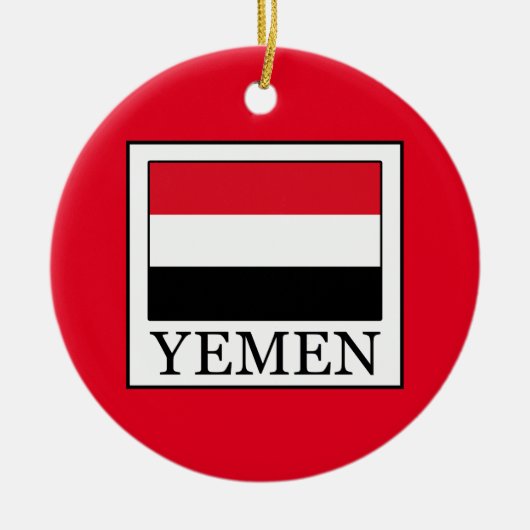 イエメン セラミックオーナメント (正面)