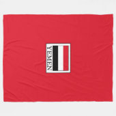 イエメン フリースブランケット (正面(横))