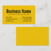 イエモダンロー獣医歯科医師名刺 名刺 (正面/裏面)