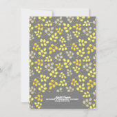 イエモダンロー&グレーエレガントブライダルシャワー 招待状 (裏面)