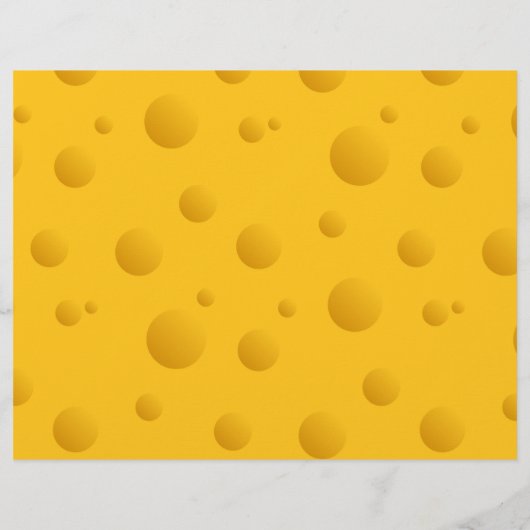 イエロおもしろいス・チーズのテクスチャー筆記紙 (裏面)