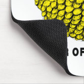 イエロおもしろいラム年中国の〔占星術の〕十二宮図誕生日ムース マウスパッド (コーナー)