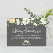 イエロかわいらしアネモネス結婚フローラIV 招待状 (スタンド正面)