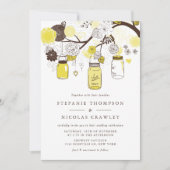 イエロつるーのメイスン・結婚ジャース 招待状 (正面)