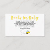 イエロのまわりにベビーシャワーブックベビーカード エンクロージャーカード (正面)