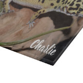 イエロはっきりしたレオパードGecko カッティングボード (角)