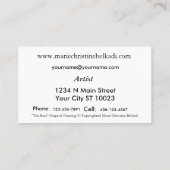 イエロエレガントベージュバラフラワーシフランスのック 名刺 (裏面)