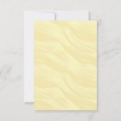 イエロエレガントーダフォジルフローラリース誕生日 サンキューカード (裏面)