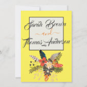 イエロカラフルーボホフローラ 招待状 (裏面)