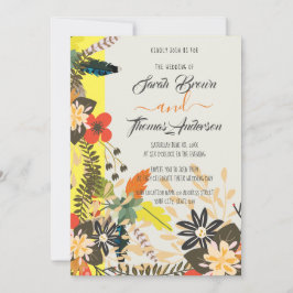 イエロカラフルーボホフローラ 招待状