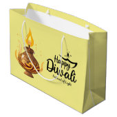 イエロディワリ油ランプ ラージペーパーバッグ (裏面アングル)