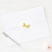 イエロトンボ ハートシール (封筒)
