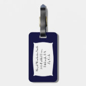 イエロフェイクー(石)宗教十字架/パーソナライズ ラゲッジタグ (裏面縦)