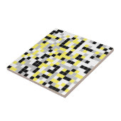 イエロモダンググレーブラック幾何学セラミックタイル タイル (側面)