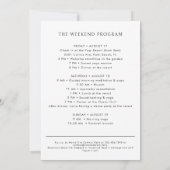 イエロモダンマンダラバチェロレッテヨガリトリート 招待状 (裏面)