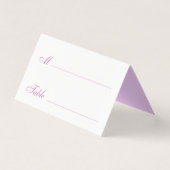 イエロモダンローズフローラ結婚のテーブルカード (正面)