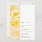 イエロモダンーゼブライダルティー招待状 招待状 (正面)