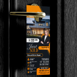 イエロモダンー直売実在財主不動産仲介業者 ドアノブサイン