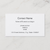 イエローとグリーンの梨プロフェッショナル 名刺 (裏面)