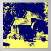 イエローとネイビーブルーマブリミル ポスター (正面)