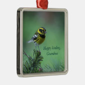 イエローとブラックのワードブラープレミアムオーナメント メタルオーナメント (右)