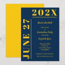 イエローとブルーの卒業パーティー