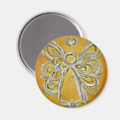 イエローのエンジェル マグネット (正面/裏面)