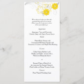 イエローのメニューに出芽中のロマ結婚ンス メニュー (正面)