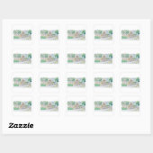 イエローの歴史的別荘 スクエアシール (シート)