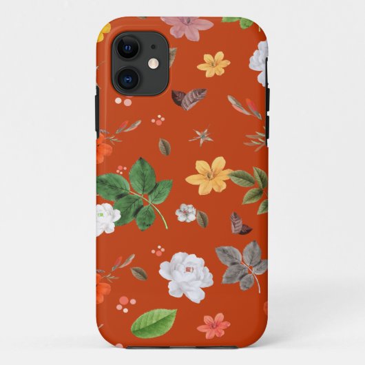 イエローの花と白いバラ 9 Case-Mate iPhoneケース (裏面)