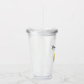 イエローひまわり ブライズメイド ウェディング アクリルタンブラー (右)