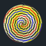 イエローらせん状ズバイケネス・ヨンチッチ ダーツボード<br><div class="desc">黄らせん状ダーツボード。写真Copyright (C) Kenneth Kenji Yoncich.All Rights Reserved.</div>