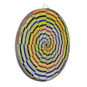 イエローらせん状ズバイケネス・ヨンチッチ ダーツボード (正面左)