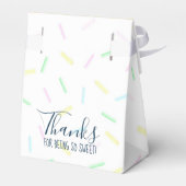 イエローアイスクリームパーティー フェイバーボックス (裏面サイド)