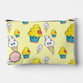 イエローアイスクリームポップシクルペンシルケース アクセサリーポーチ (裏面)